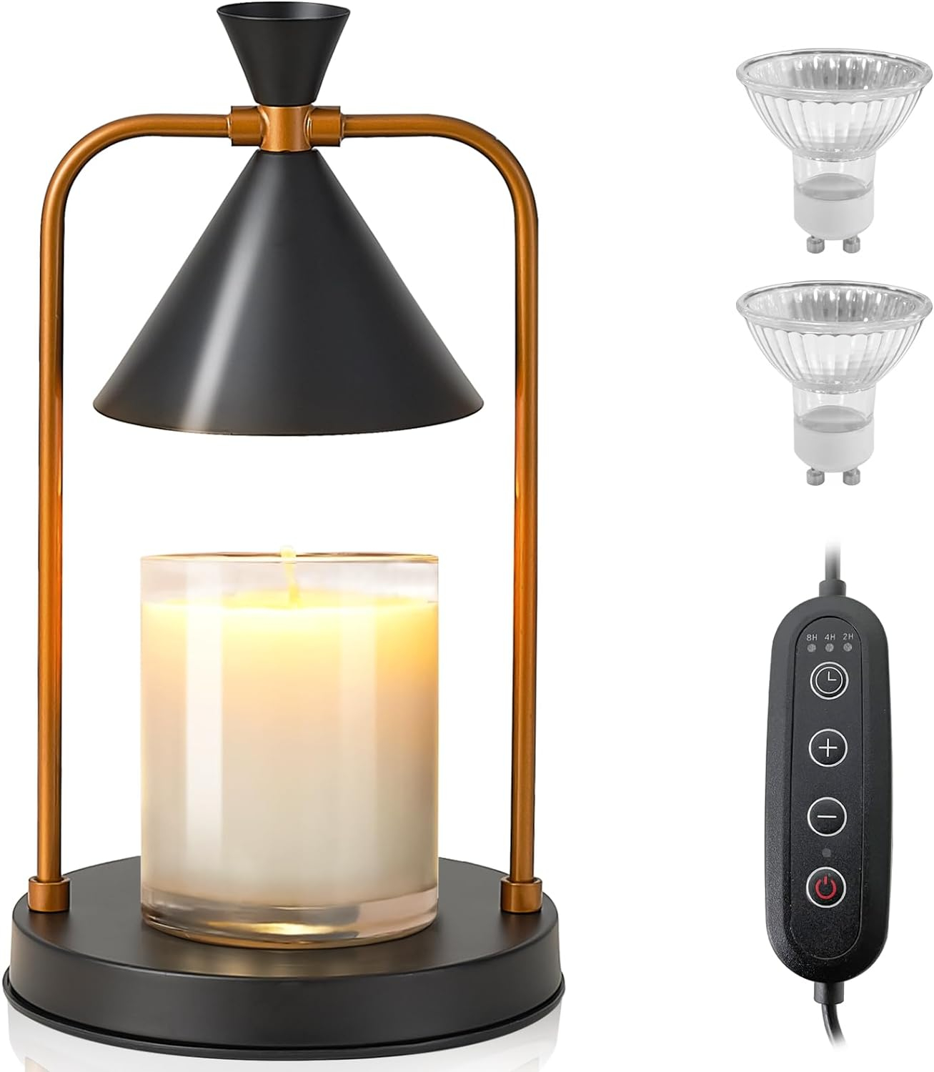 Candle Warmer Lamp with Timer Room Decor Electric Candle Light for Jar Candles Gifts for Women,Home Decor,Housewarming Dimmable Wax Warmer Lamp with 2 Bulbs(White) Pakagi 3 Candle Warmer Lamp with Timer Room Decor Electric Candle Light for Jar Candles Gifts for Women,Home Decor,Housewarming Dimmable Wax Warmer Lamp with 2 Bulbs(White) Pakagi 3