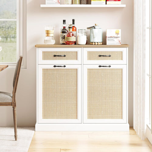 GAOMON Trash Cabinet | Decorative & Functional Kitchen Organizer for Clean Living Spaces Pakagi 28