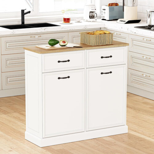 GAOMON Trash Cabinet | Decorative & Functional Kitchen Organizer for Clean Living Spaces Pakagi 37