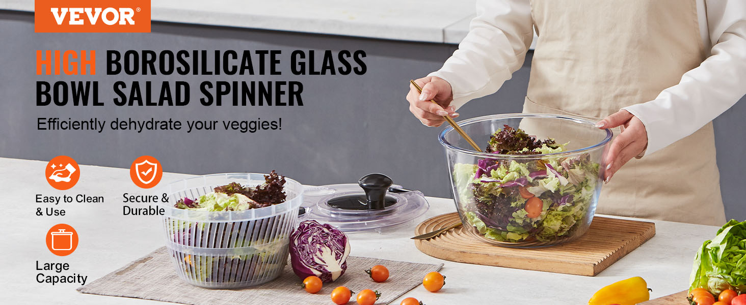 stainless steel salad spinner