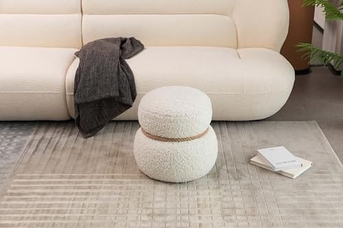 Soft Round Mushroom Pouf Ottoman – Plush Footrest with Non-Skid Base for Living Room, Office & Bedroom Pakagi 3 Soft Round Mushroom Pouf Ottoman – Plush Footrest with Non-Skid Base for Living Room, Office & Bedroom Pakagi 3