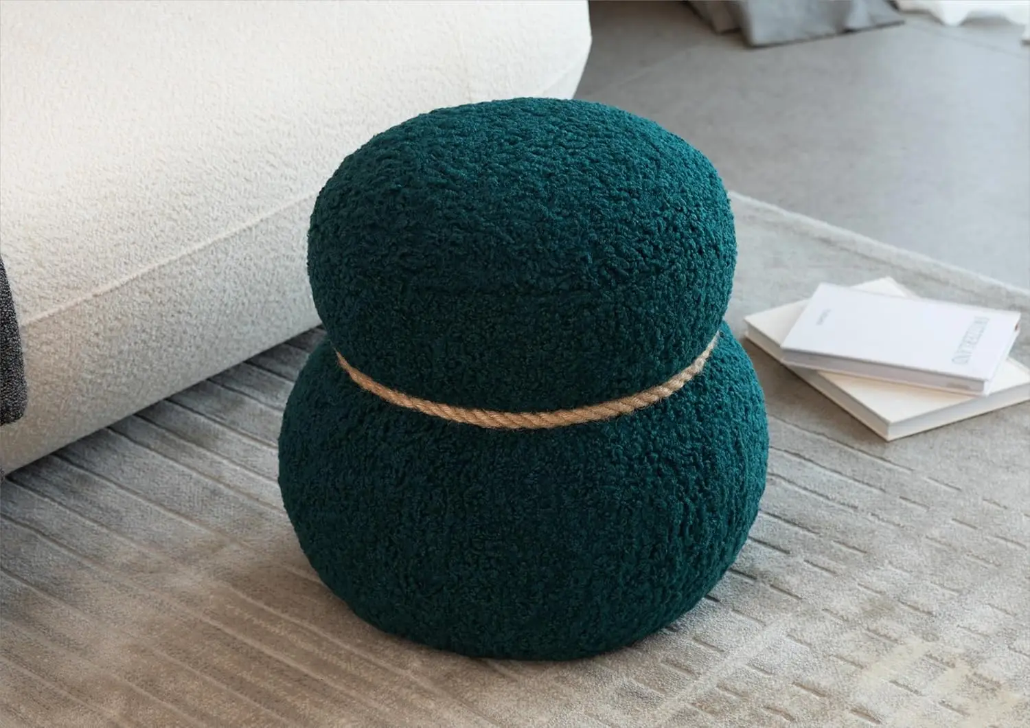 Soft Round Mushroom Pouf Ottoman – Plush Footrest with Non-Skid Base for Living Room, Office & Bedroom Pakagi 5 Soft Round Mushroom Pouf Ottoman – Plush Footrest with Non-Skid Base for Living Room, Office & Bedroom Pakagi 5